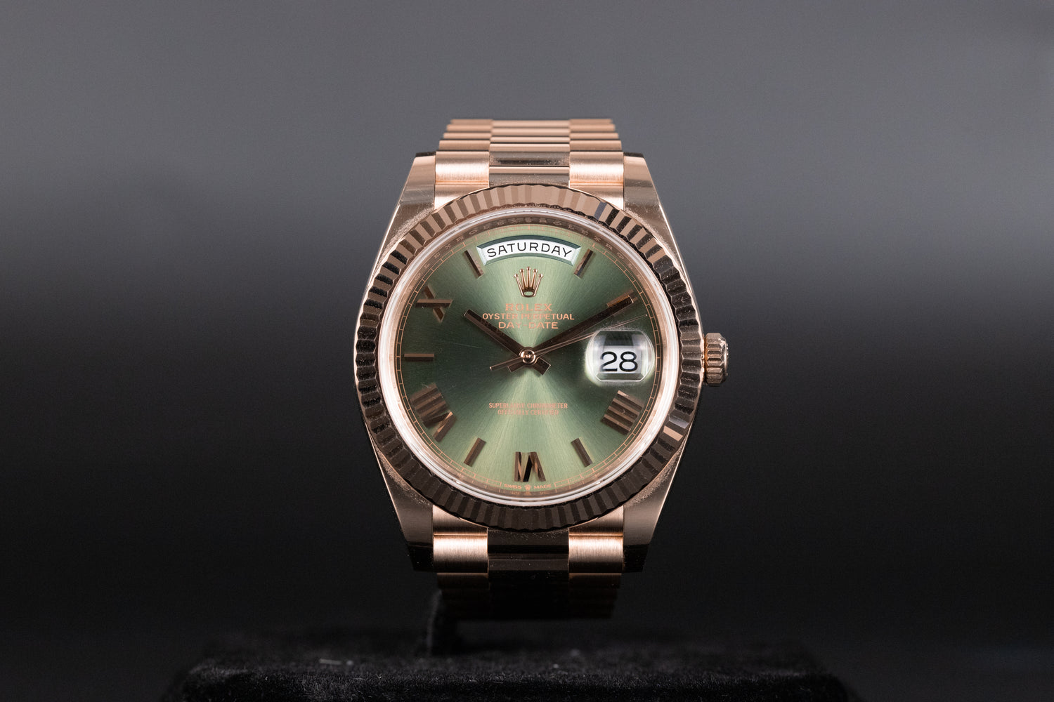 Rolex 228235 DayDate 40 Olive Green Dial