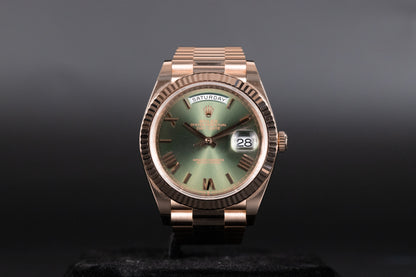 Rolex 228235 DayDate 40 Olive Green Dial