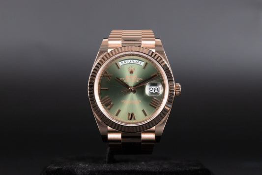 Rolex 228235 DayDate 40 Olive Green Dial