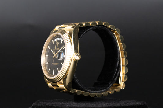 Rolex 228238 DayDate 40 Black Index Dial