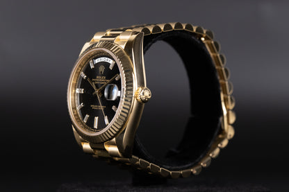 Rolex 228238 Day-Date 40 Black Diamond Dial