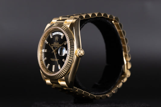 Rolex 228238 Day-Date 40 Black Diamond Dial
