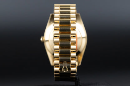 Rolex 228238 DayDate 40 Champagne Baguette Diamond Dial