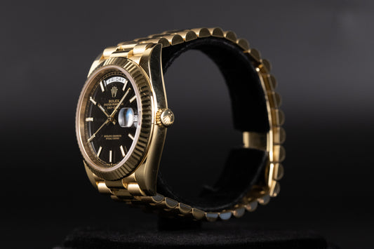 Rolex 228238 DayDate 40 Black Index Dial