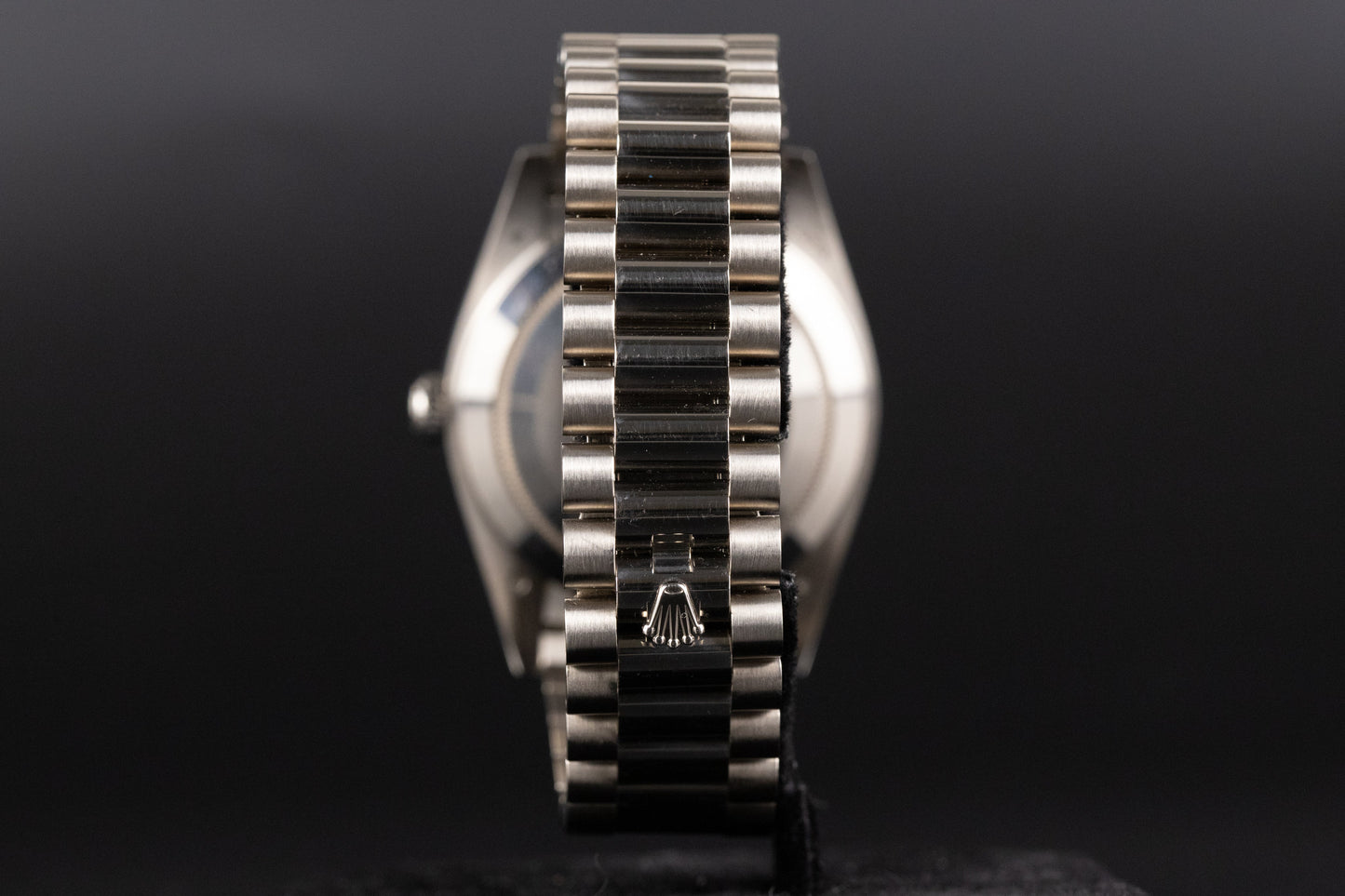 Rolex 228349RBR DayDate 40 White Gold Diamond Bezel Pave Sapphire Dial