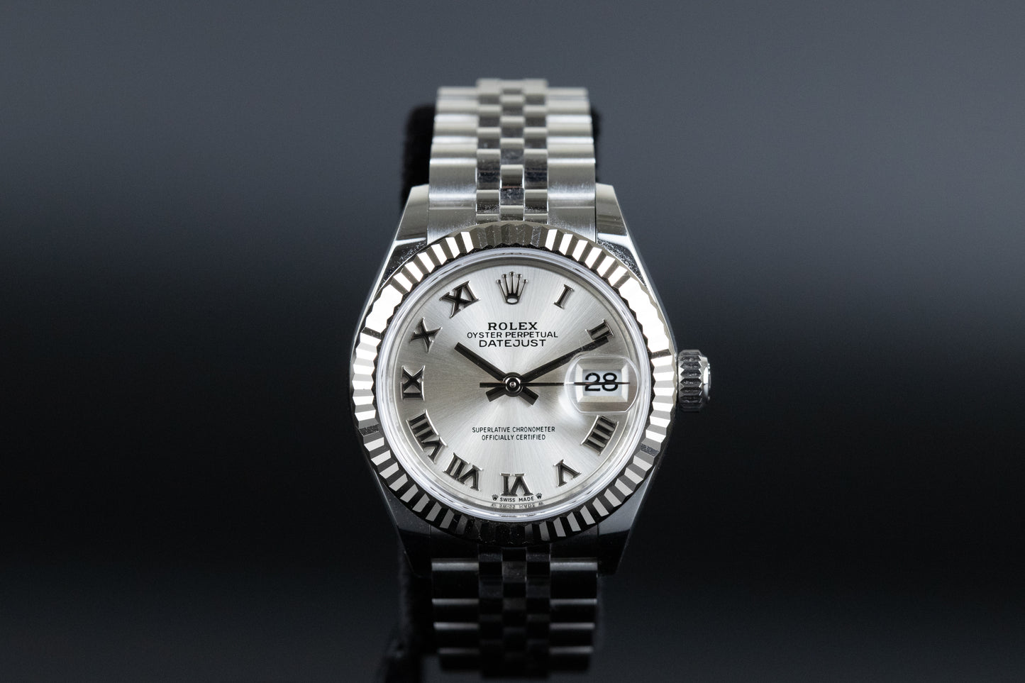 Rolex 279174 Datejust 28 Silver Roman Numeral Dial