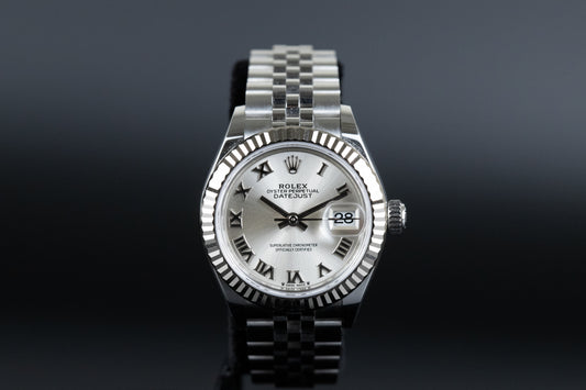 Rolex 279174 Datejust 28 Silver Roman Numeral Dial
