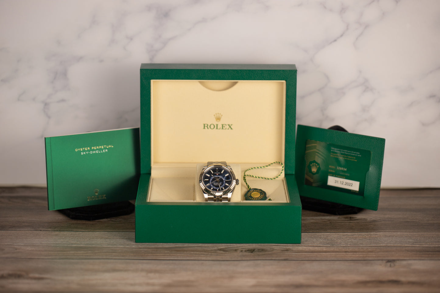 Rolex 326934 Sky-Dweller Blue Dial Jubilee
