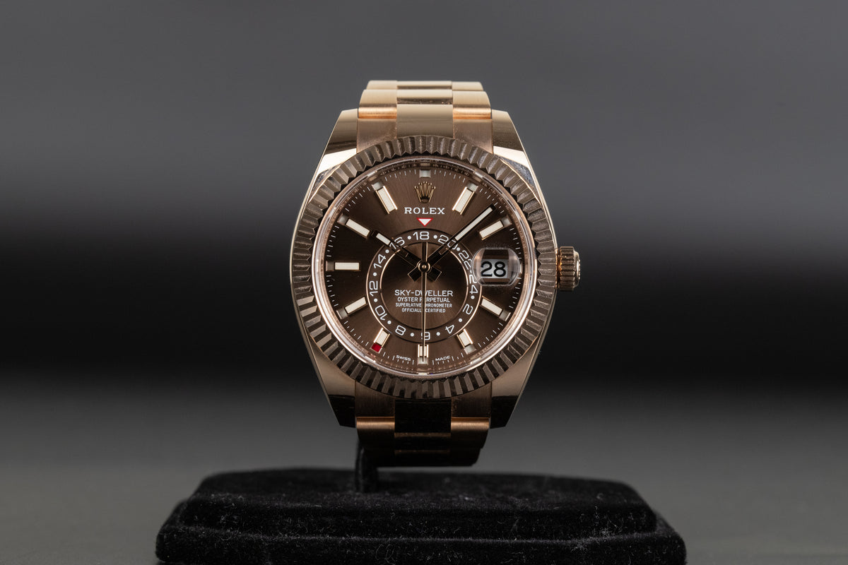 Rolex<br>326935 Sky-Dweller Chocolate Dial