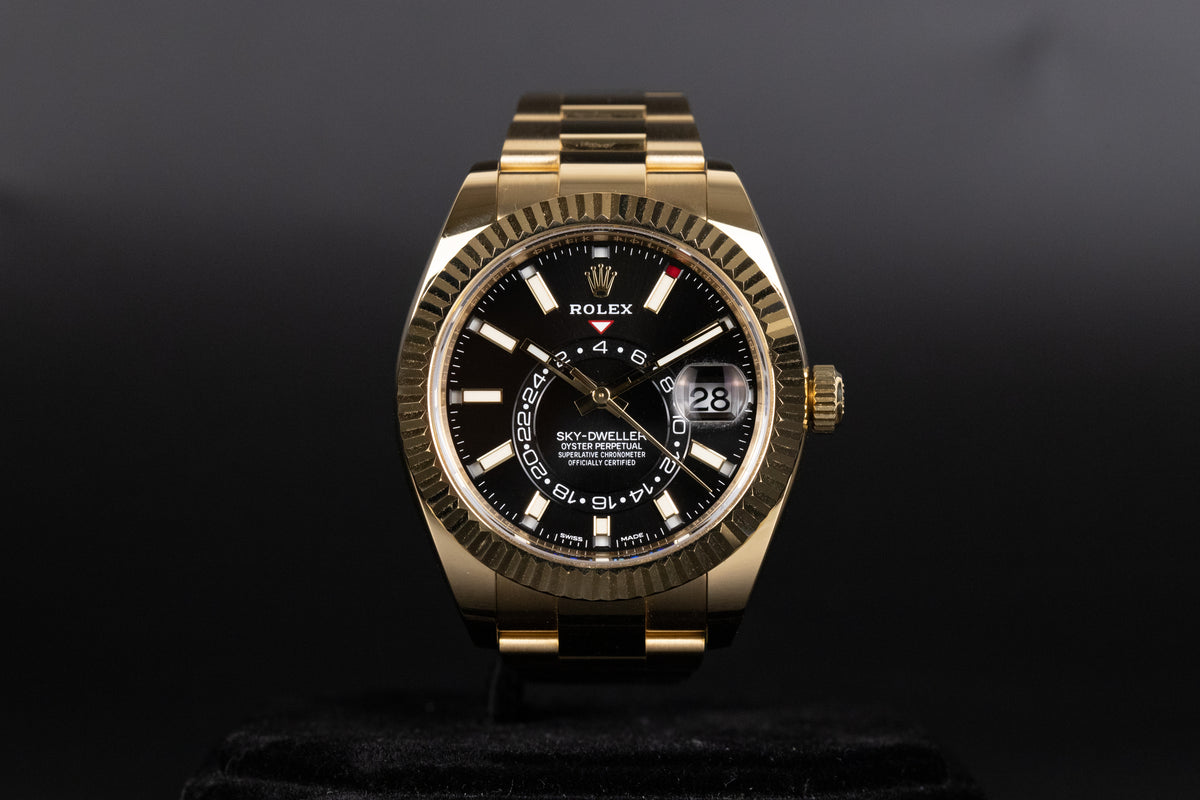 Rolex<br>326938 Sky-Dweller Black Dial