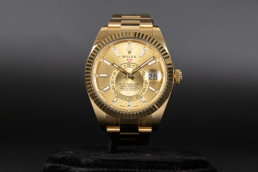 Rolex 326938 Sky-Dweller Champagne Dial