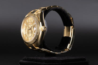 Rolex 326938 Sky-Dweller Champagne Dial