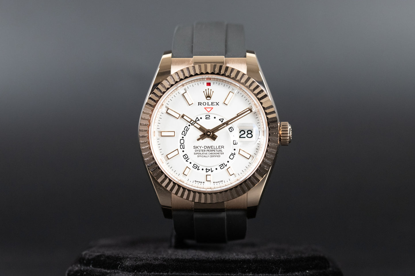 Rolex 336935 Sky-Dweller Oysterflex White Dial