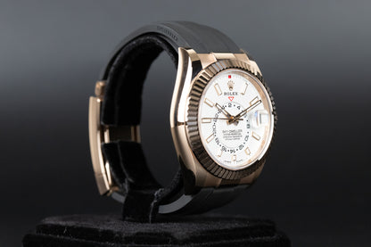 Rolex 336935 Sky-Dweller Oysterflex White Dial