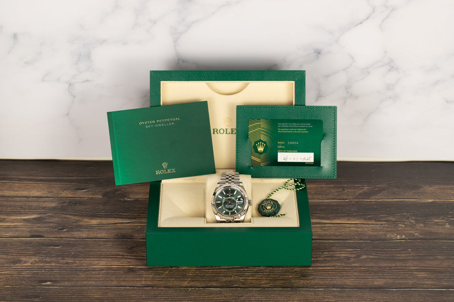 Rolex 336934 Sky-Dweller Green Dial
