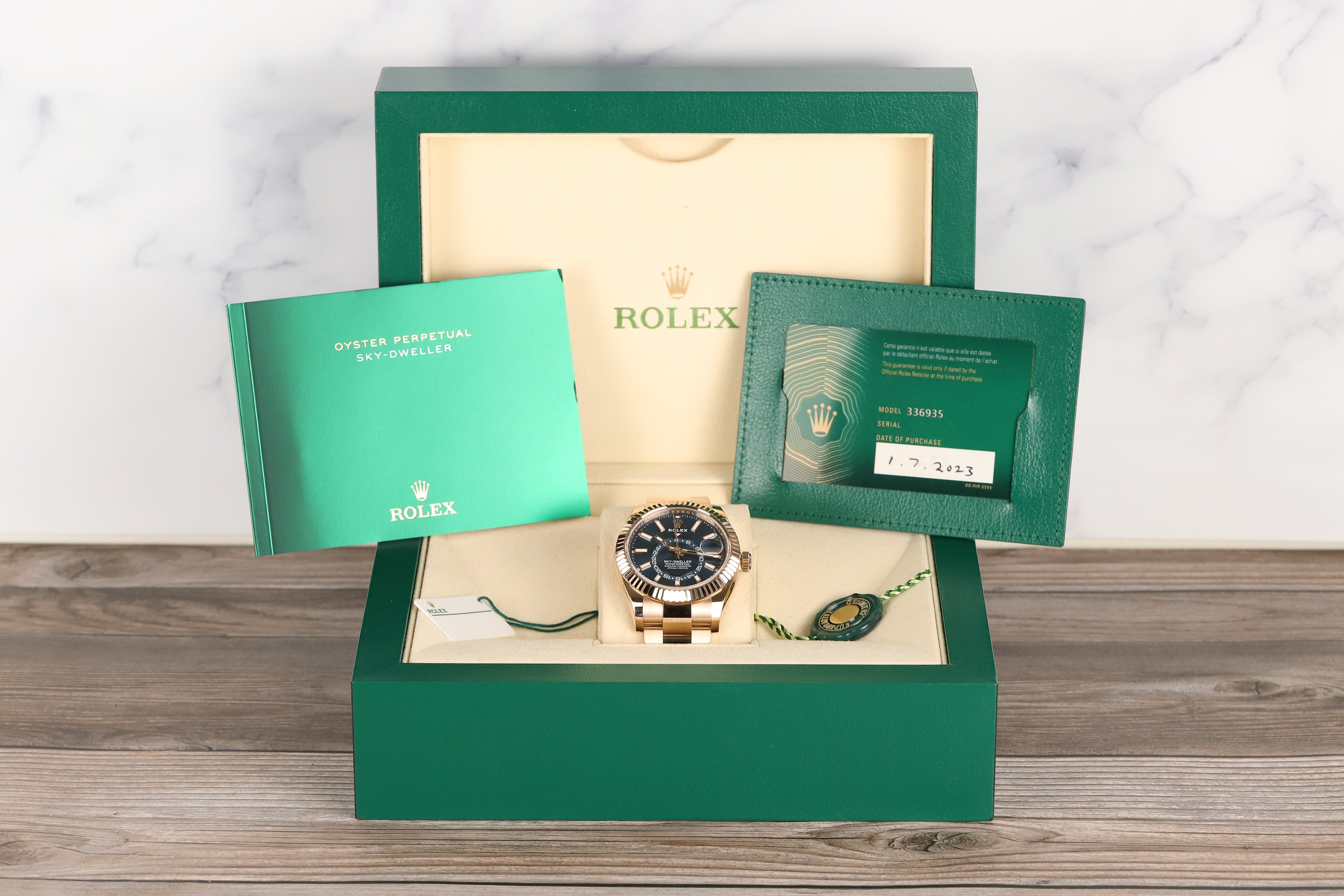 Rolex 336935 Sky-Dweller Blue Dial – Newport Watch Club