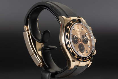 Rolex 116515LN Daytona Rose Gold Oysterflex Rose Sundust Dial