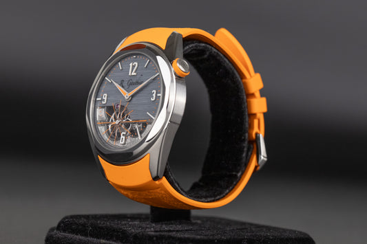 Romain Gauthier MON00560 Titanium C6 Grey Openwork Dial