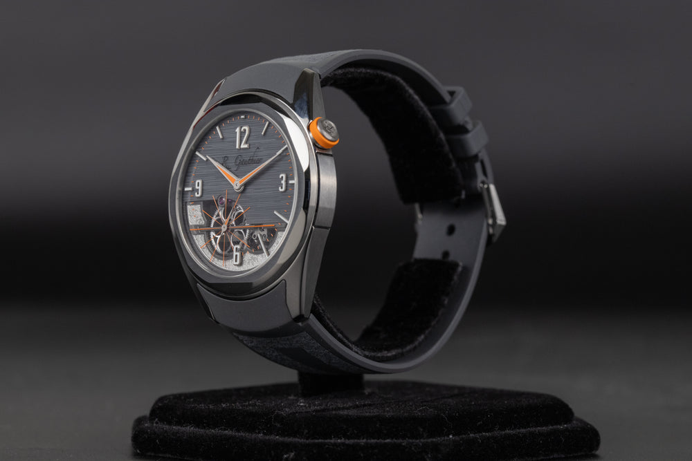 Romain Gauthier<br>MON00560 Titanium C6 Grey Openwork Dial