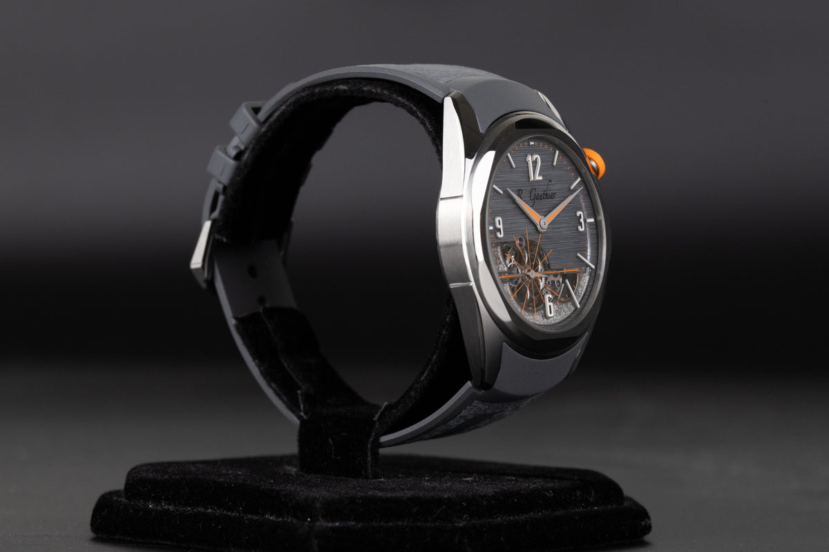 Romain Gauthier<br>MON00560 Titanium C6 Grey Openwork Dial