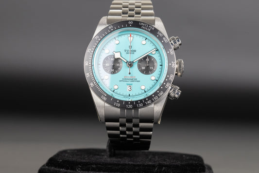 Tudor 79360N Black Bay Chrono Turquoise Dial