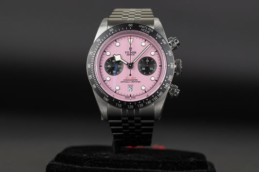 Tudor 79360N Black Bay Chrono Pink Dial
