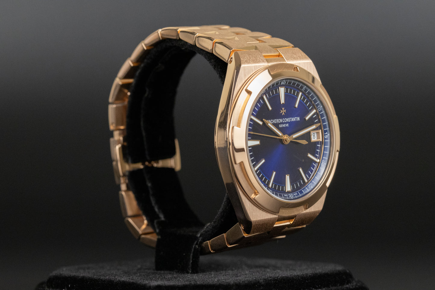 Vacheron Constantin 4500V/110R-B705 Overseas Rose Gold Blue Dial