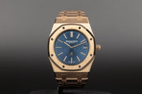 Audemars Piguet<br>15202OR Royal Oak Jumbo Blue Dial