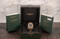 Audemars Piguet<br>15400OR Royal Oak Blue Dial