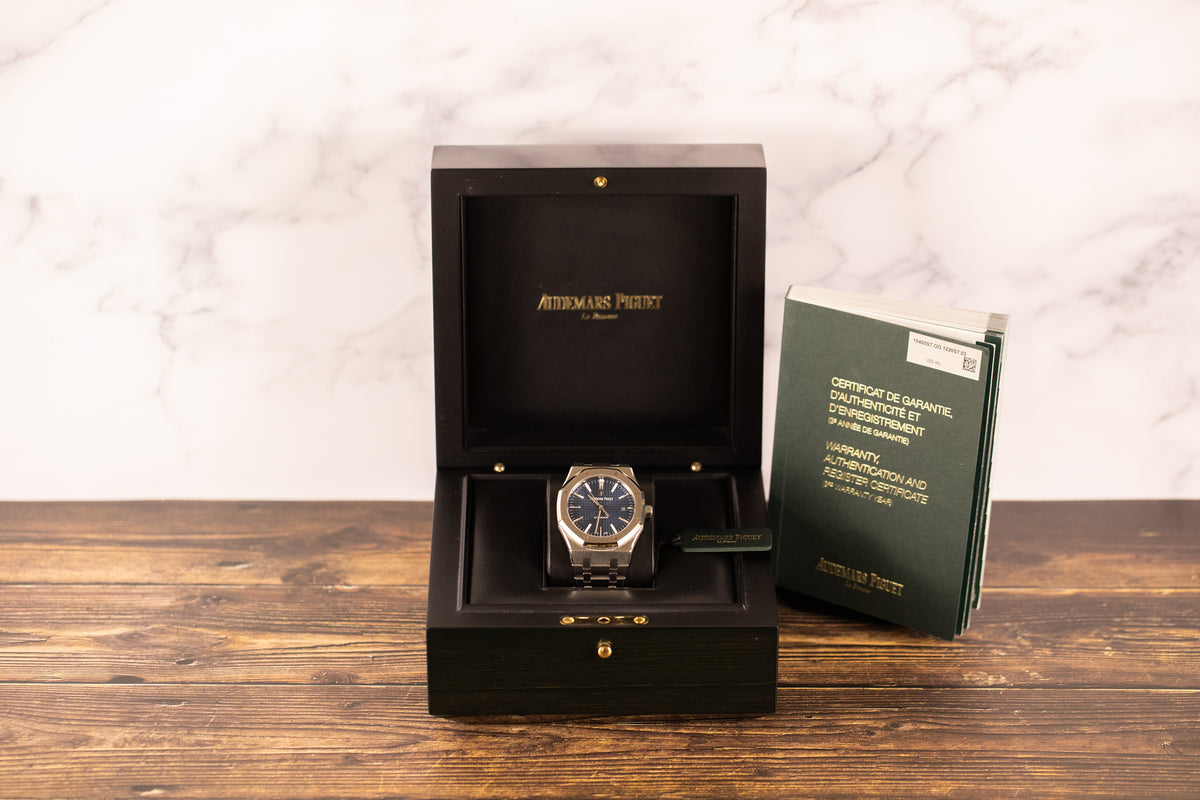 Audemars Piguet<br>15400ST Royal Oak Blue Dial