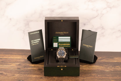 Audemars Piguet<br>15400ST Royal Oak Blue Dial