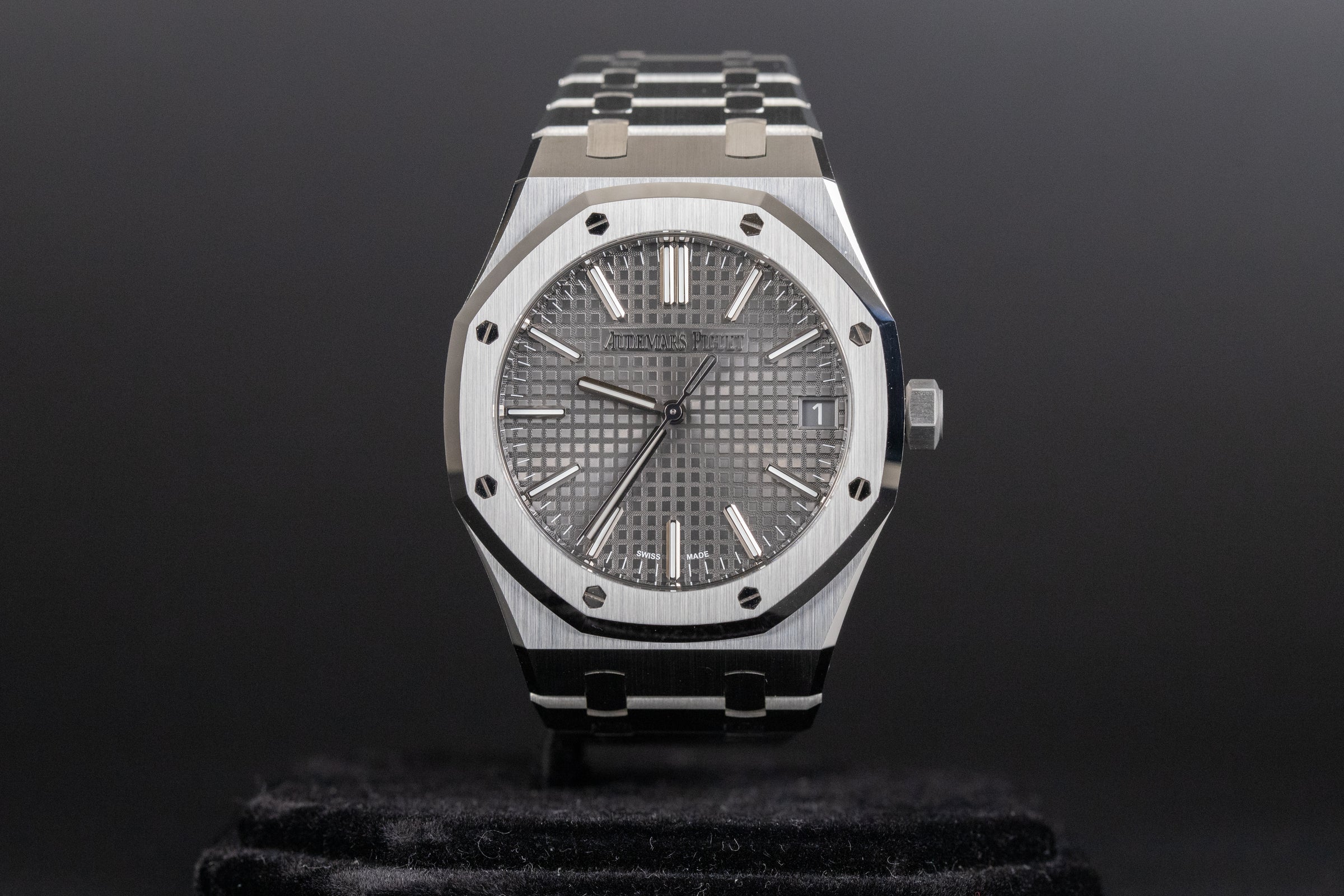 Audemars Piguet 15510ST Royal Oak Grey Dial 50th Anniversary – Newport ...