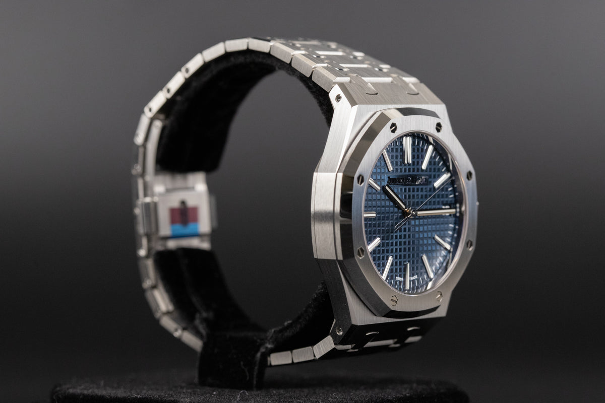 Audemars Piguet<br>15510ST Royal Oak Blue Dial 50th Anniversary