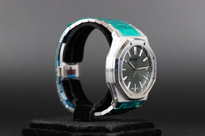 Audemars Piguet 15510ST Royal Oak Green Dial 50th Anniversary