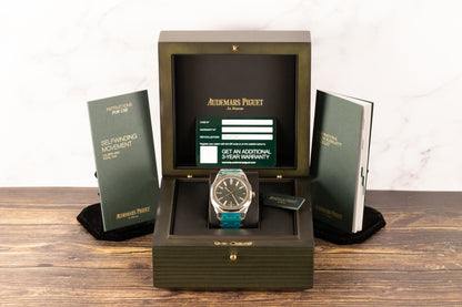 Audemars Piguet 15510ST Royal Oak Green Dial 50th Anniversary