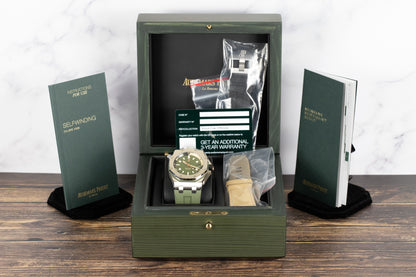 Audemars Piguet 15720ST Royal Oak Offshore Diver Green Dial
