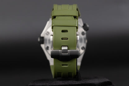 Audemars Piguet 15710ST Royal Oak Offshore Diver Black Dial