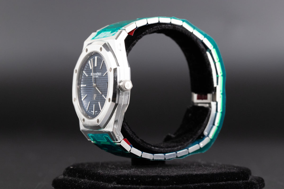 Audemars Piguet<br>16202ST Royal Oak Jumbo Blue Dial