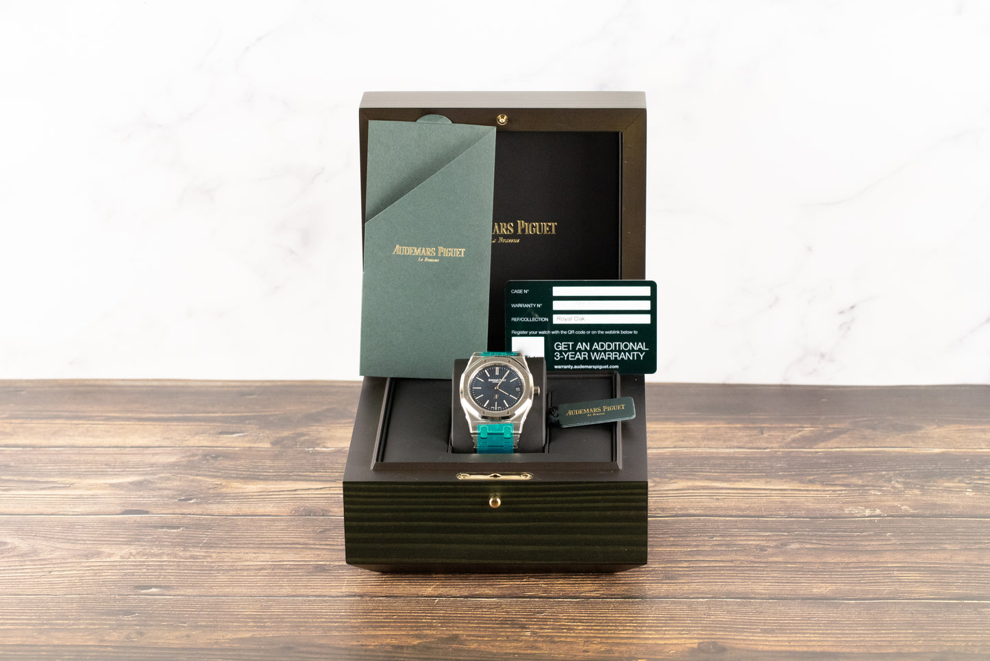 Audemars Piguet 16202ST Royal Oak Jumbo Blue Dial