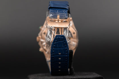 Audemars Piguet 26240OR Royal Oak Chronograph Flyback Blue Dial "50th Anniversary"