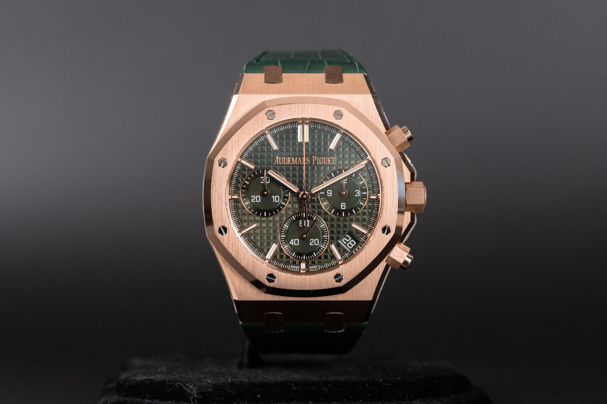 Audemars Piguet<br>26240OR Royal Oak Chronograph Flyback Green Dial