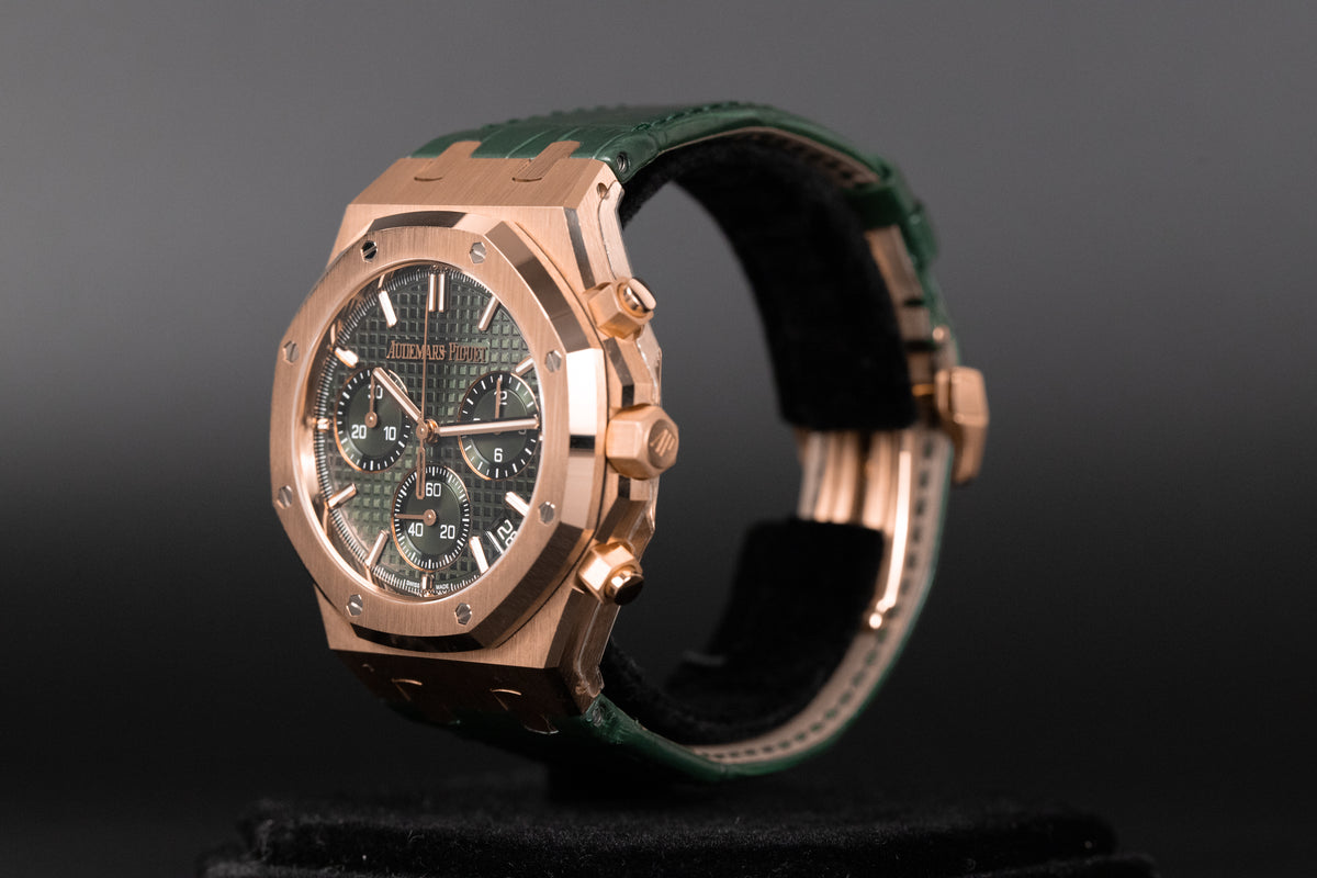 Audemars Piguet<br>26240OR Royal Oak Chronograph Flyback Green Dial