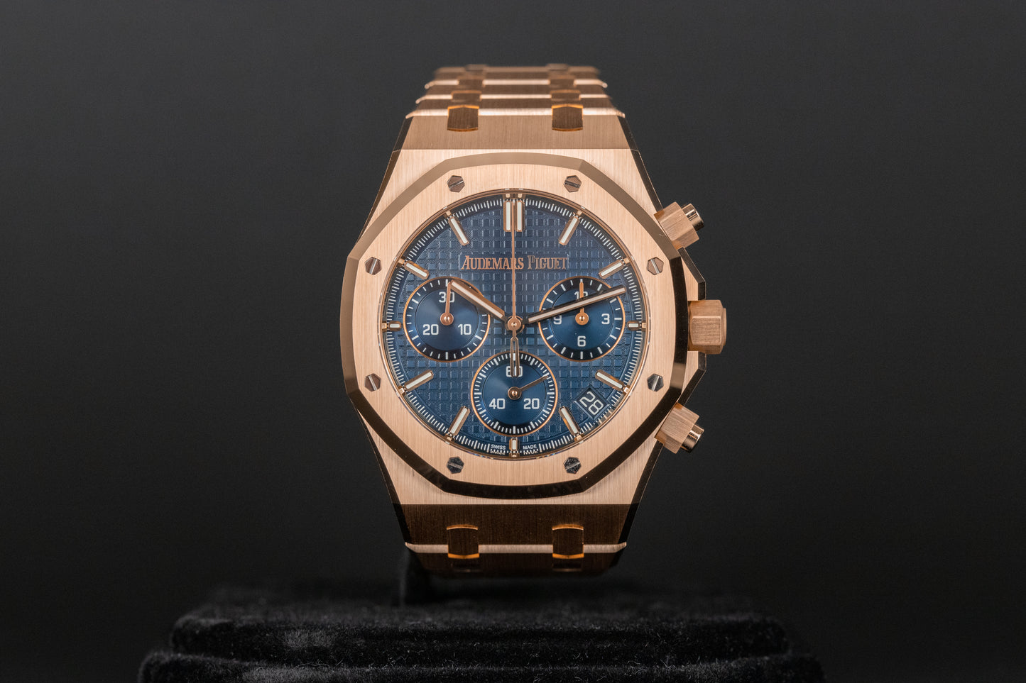 Audemars Piguet 26240OR Royal Oak Chronograph Flyback Blue Dial