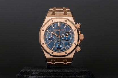 Audemars Piguet 26240OR Royal Oak Chronograph Flyback Blue Dial