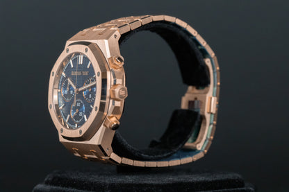 Audemars Piguet 26240OR Royal Oak Chronograph Flyback Blue Dial