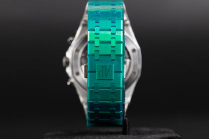 Audemars Piguet 26240ST Royal Oak Chronograph Flyback Green Dial 50th Anniversary