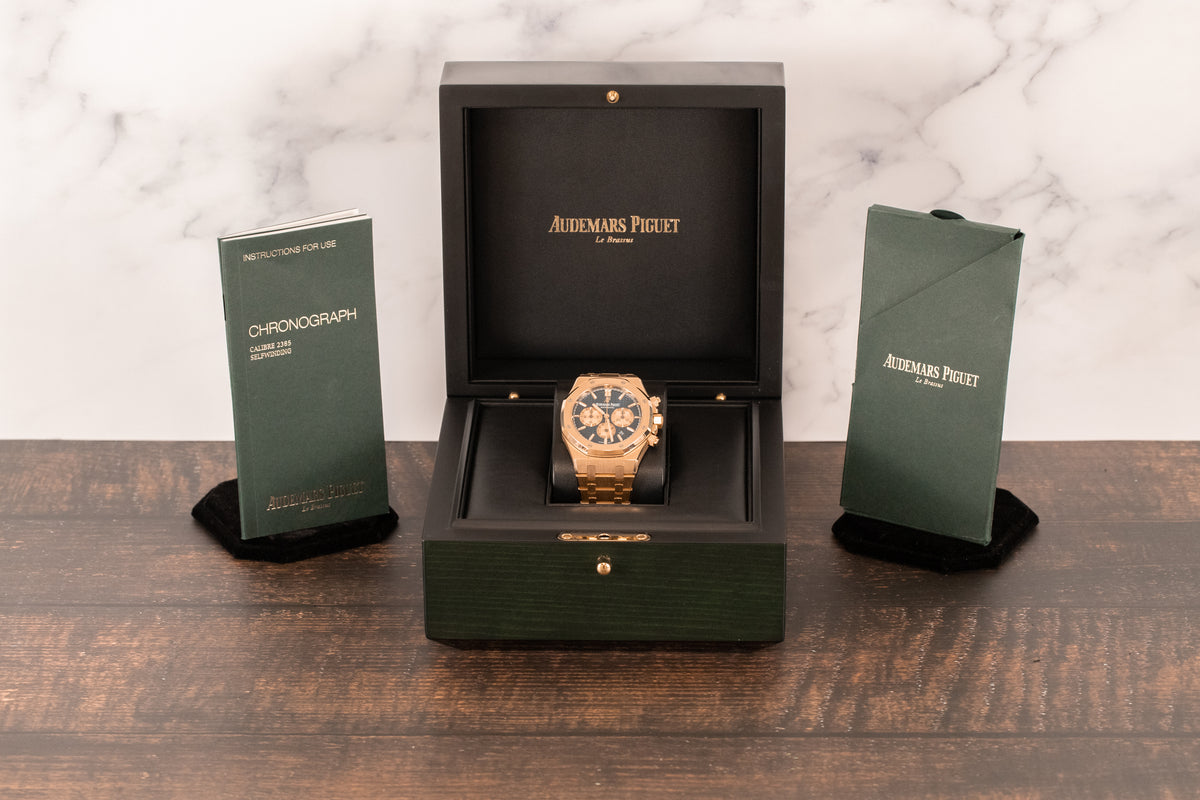 Audemars Piguet<br>26331OR Royal Oak Chronograph Blue Dial