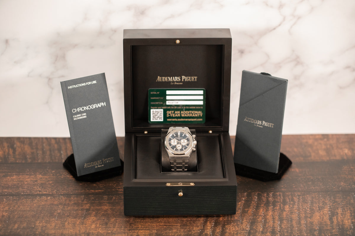 Audemars Piguet<br>26331ST Royal Oak Chronograph Blue Dial