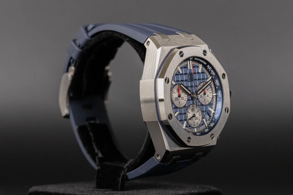 Audemars Piguet<br>26420TI Royal Oak Offshore Blue Dial