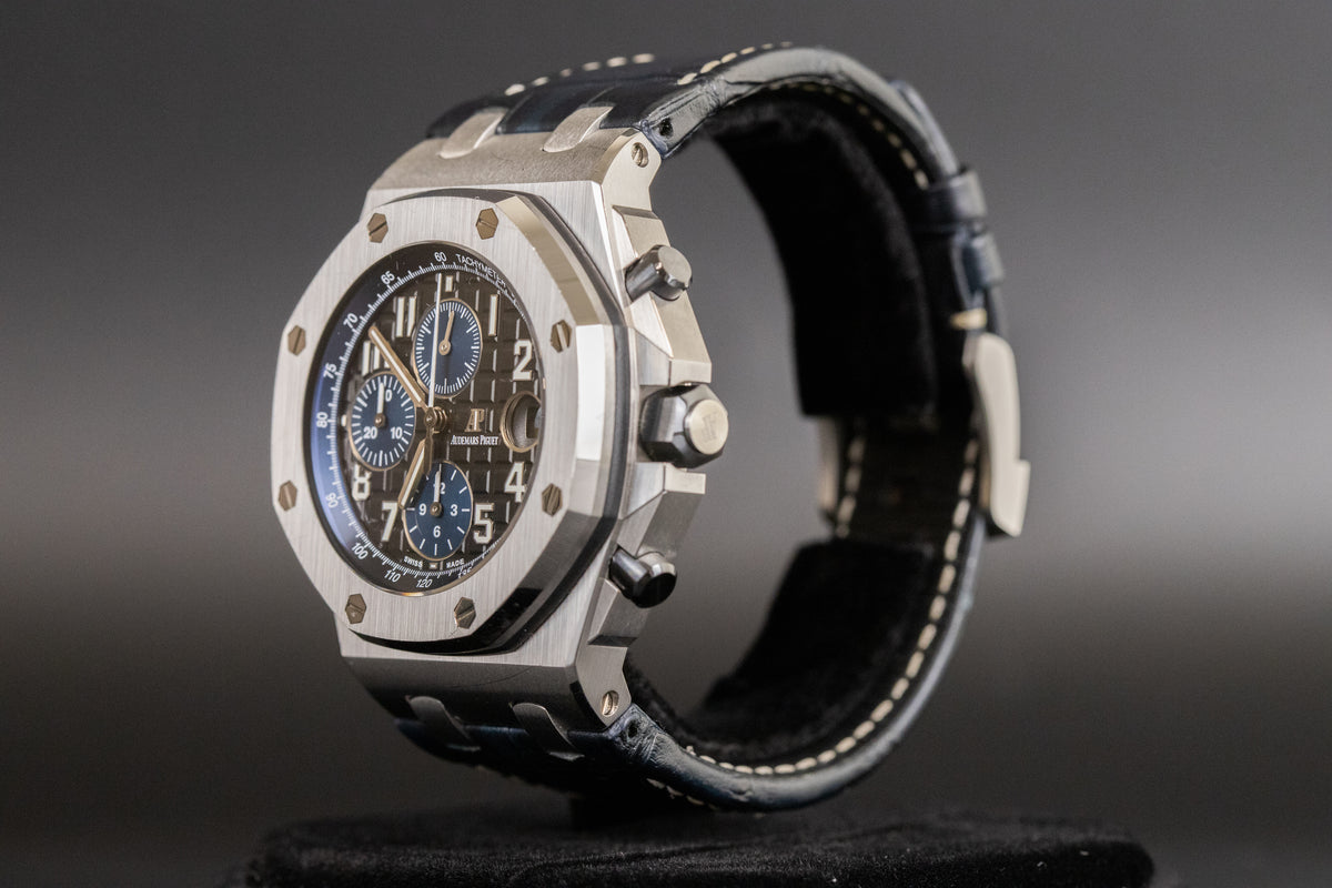 Audemars Piguet<br>26470ST Royal Oak Offshore 'Brick' Black/Blue Dial